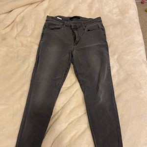 Joes Jeans, Grey with frayed ankles (size 32)